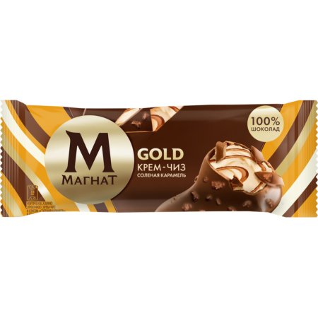 Мороженое «Магнат Gold» крем-чиз и соленая карамель, 70 г