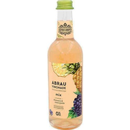 Напиток «Abrau Vinonade» ананас-виноград, сильногазированный, 375 мл