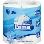 Бумага туал«SNOW LAMA»(2 сл.-4 рул)