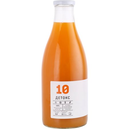 Сок фруктово-овощной «Детокс 10» с экстрактом имбиря, 1 л