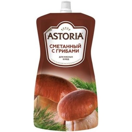 Соус майонезный «Astoria» сметанный с грибами, 233 г.