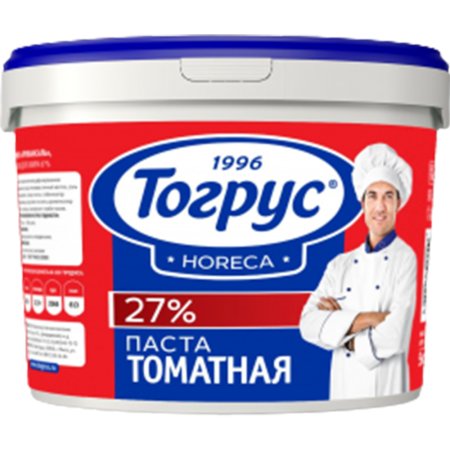 Паста томат.«ТОГРУС» (27%,пл/вед) 3.5кг