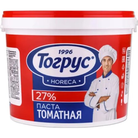 Паста томат.«ТОГРУС» (27%,пл/вед) 5кг