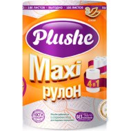 Полотенце бум«PLUSHE»(Maxi,цв.т,2сл,1р)