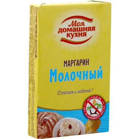 Маргарин твердый «Молочный» 82%, 200 г.