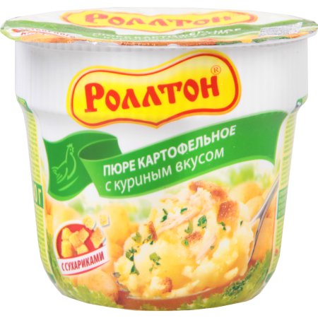 Картофельное пюре «Роллтон» куриное 40 г.