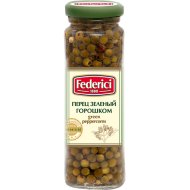 Перец зеленый горошком «Federici» консервированный, 110 г