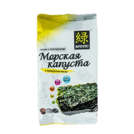 Капуста морская «Мидори» в кунжутном масле, 5 г