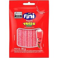 Мармелад «Fini» трубочки кислые клубника со сливками, 35г