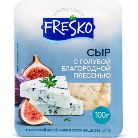 Сыр с голубой плесенью«FRESKO»(50%) 100г