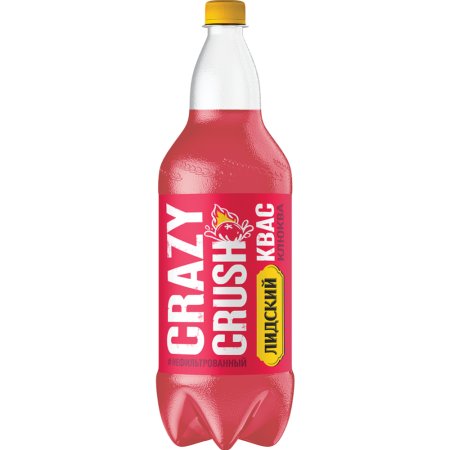 Квас «Лидский» Crazy Crush, клюква, 1.5 л