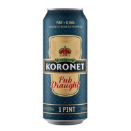 Пиво«KORONET PUB DRAUGHT»(св,ж/б)0.568л