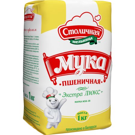 Мука пшеничная «Столичная мельница» М 58-28, 1 кг