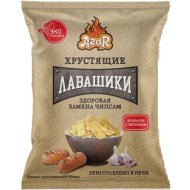 Лавашики хрустящие «Azar» со вкусом колбасок с чесноком, 100 г