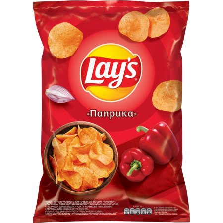 Чипсы «LAYS» (паприка) 140г