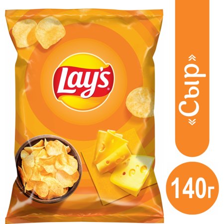 Чипсы «LAYS» (сыр) 140г