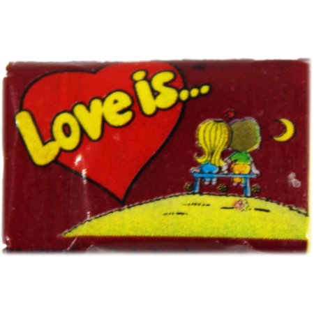 Резинка жеват. «LOVE IS» (ассорти)4.2г