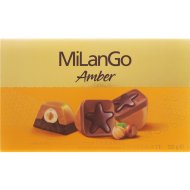 Конфеты «Milango Amber» с фундуком, карамелью и нугой, 125 г