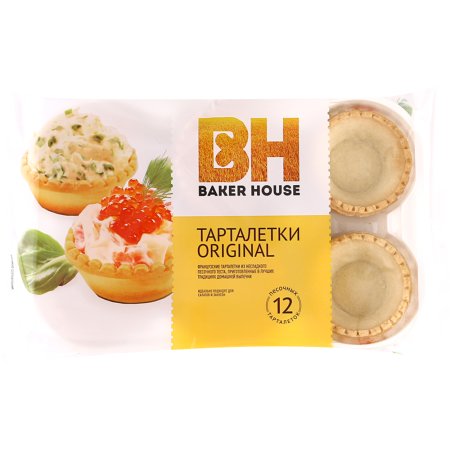 Тарталетки оригинальные «Тарталетс» 180 г.