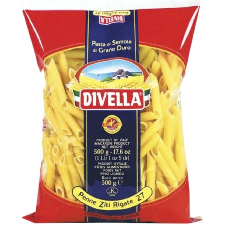 Изделие макаронное «Divella» penne ziti rigate, 1 кг