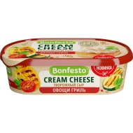 Сыр творожный «Cream cheese» овощи гриль, 65 %, 140 г
