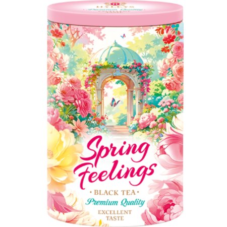 Чай «Hyleys» spring feelings, ротонда, черный, крупный лист, 80 г