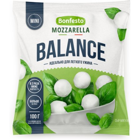 Сыр мягкий «Mozzarella» 30%, mini, 100 г
