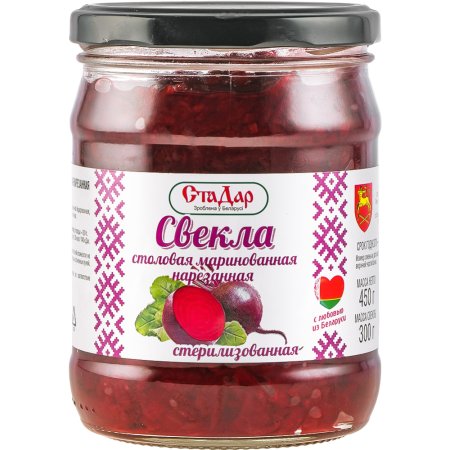 Свекла марин. нарез.«СТАДАР» 450г