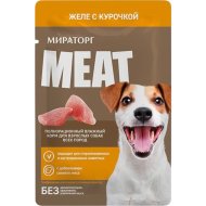 Корм «Мираторг» желе с курочкой, для взрослых собак всех пород, 80 г