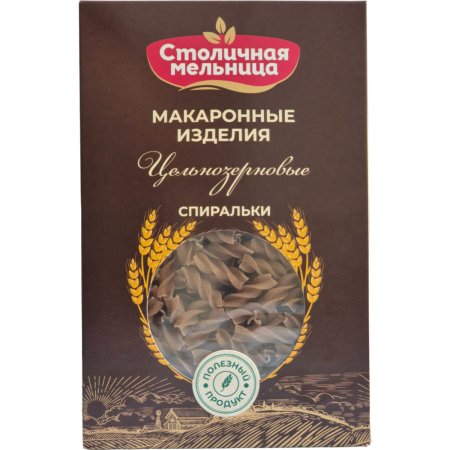 Изделия макаронные «Столичная мельница» спиральки, 450 г