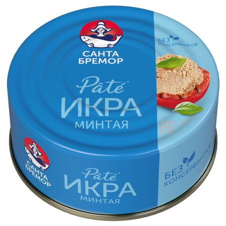 Икра «Pate» минтая, 90 г.