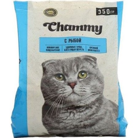 Корм для кошек «Chammy» с рыбой, 350 г.