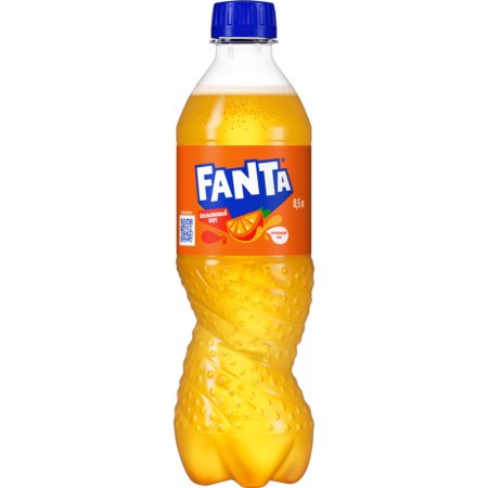 Напиток безалкогольный газированный «Fanta» со вкусом апельсина, 0.5 л