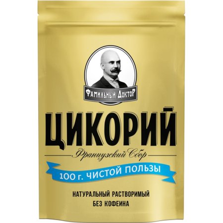 Цикорий натуральный растворимый «Фамильный доктор» Французский сбор, 100 г