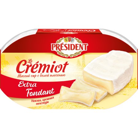 Сыр «President» le cremiot extra fondant с белой плесенью, 60%, 200 г