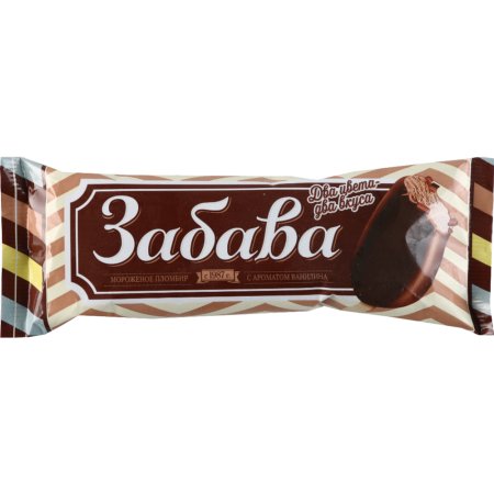 Мороженое пломбир «Забава» двухслойное, 70 г.