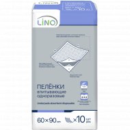 Пеленки впитывающие одноразовые «Lino» 60х90 см, 10 шт.