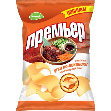 Чипсы «Премьер» картофельные, со вкусом утки по-пекински, 70 г