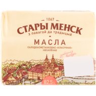 Масло«СТАРЫ МЕНСК»(с/сл,класс,82.5%)160г