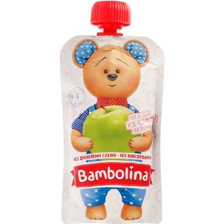 Пюре фруктовое «Bambolina» яблоко, 180 г