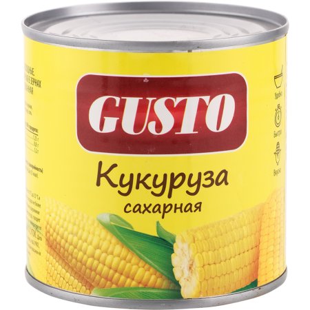 Кукуруза сахарная «Gusto» 340 г