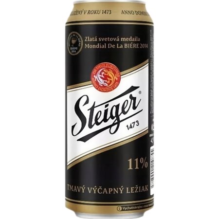 Пиво «Steiger» темное, фильтрованное, 0.5 л