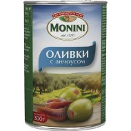 Оливки «Monini» с анчоусом, 314 мл