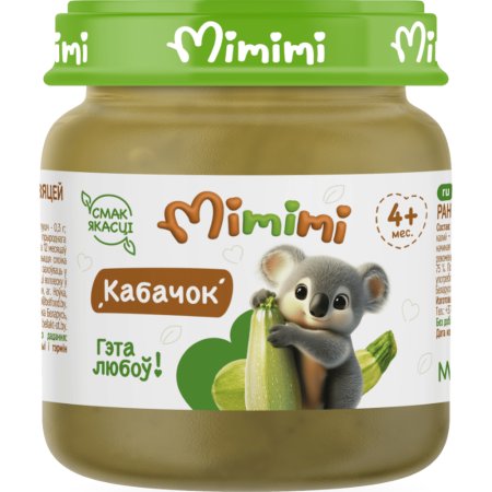 Пюре овощное «Mimimi» из кабачков, 80 г