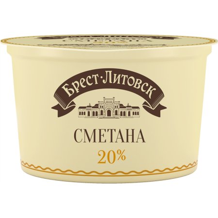 Сметана «Брест-Литовск» 20%, 180 г