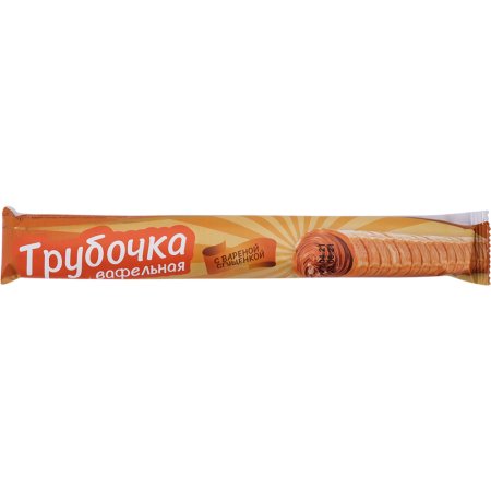 Вафельная трубочка с вареной сгущенкой, 70 г