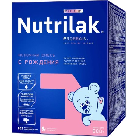 Смесь «Nutrilak» Premium-1, 600 г.