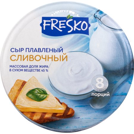 Сыр плавленый «Fresko» Amato Linea, сливочный, 45%, 130 г