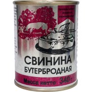 Консервы мясные фаршевые стерилизованные «Свинина бутербродная», 340 г