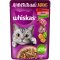 Корм для кошек «Whiskas» с говядиной, языком и овощами в желе, 75 г